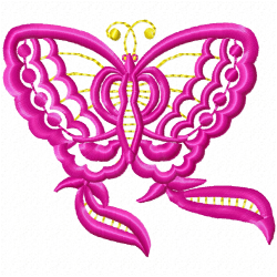 Butterfly Embroidery Design 2